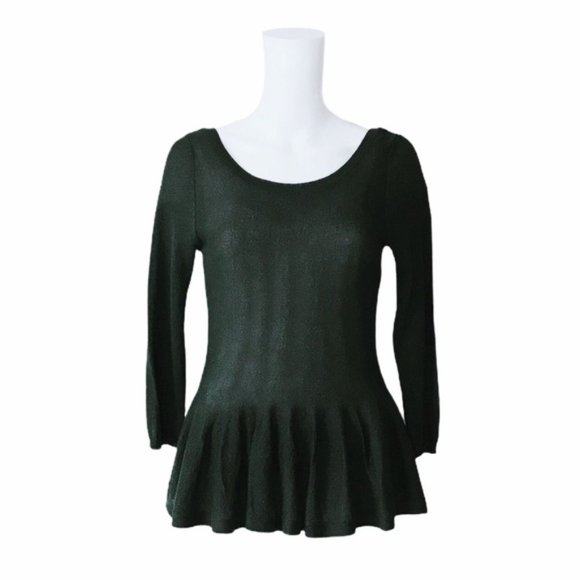 NWOT PHILOSOPHY Dark Green Sweater - Picture 6 of 6
